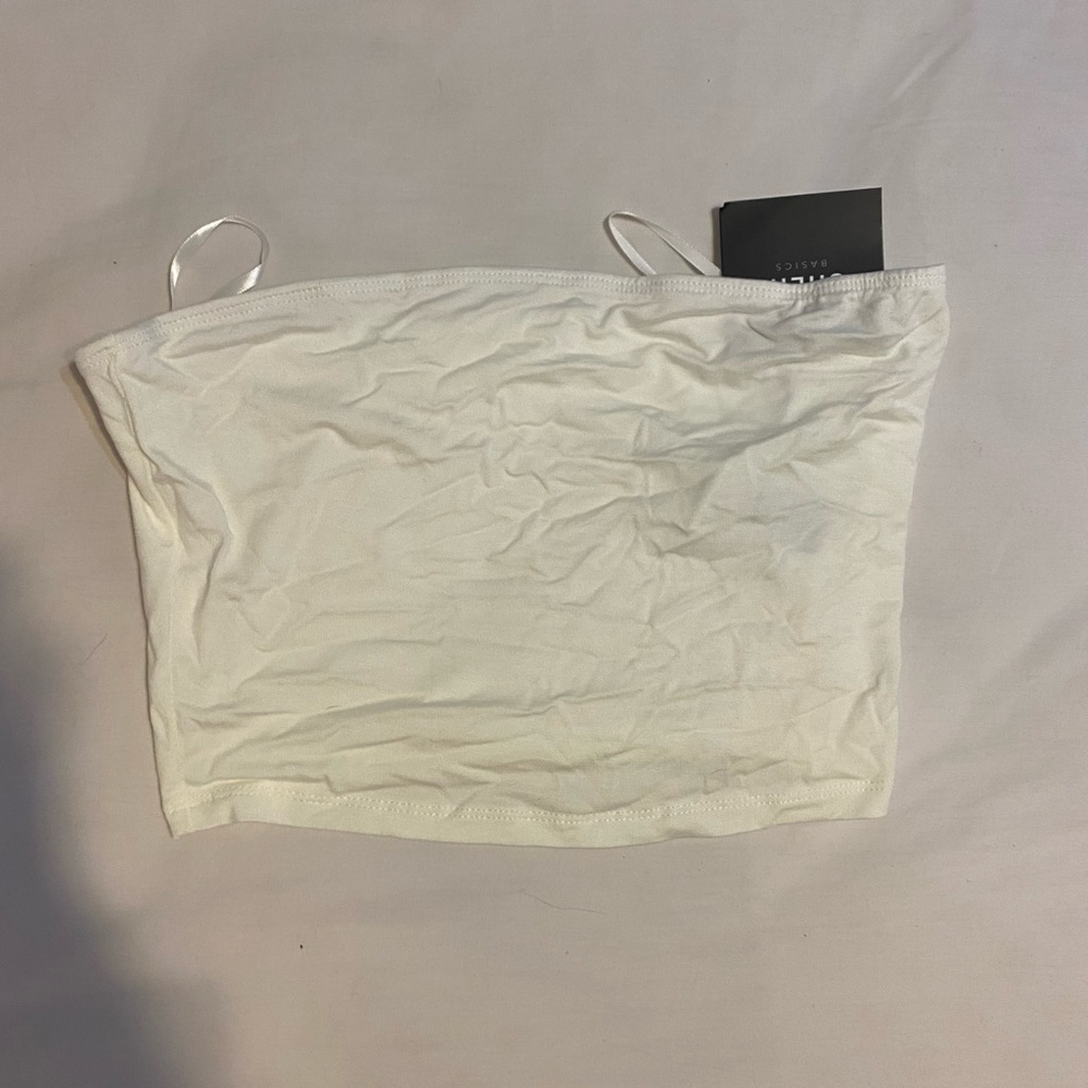 SHEIN white tube top size small